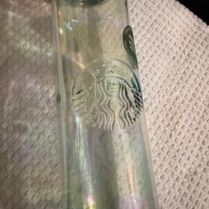 Starbucks Iridescent Glass Tumbler